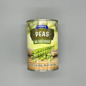 Peas, Canned- No Salt